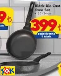 BLACK DİE CAST TAVA SET